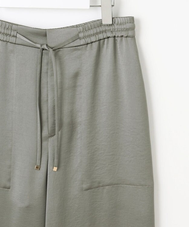 自由区 【カタログ掲載】ドレーピーサテンベイカー パンツ モカ