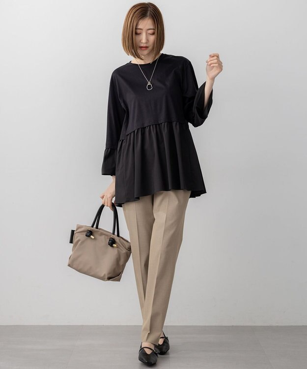 23区 【見上愛さん着用/VERY掲載】ウェービーカット パンプス ブラック系