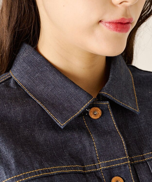 Ripo trenta anni 【ブランド定番】2ND TYPE PLEATS JK デニムジャケット プリーツ INDIGO