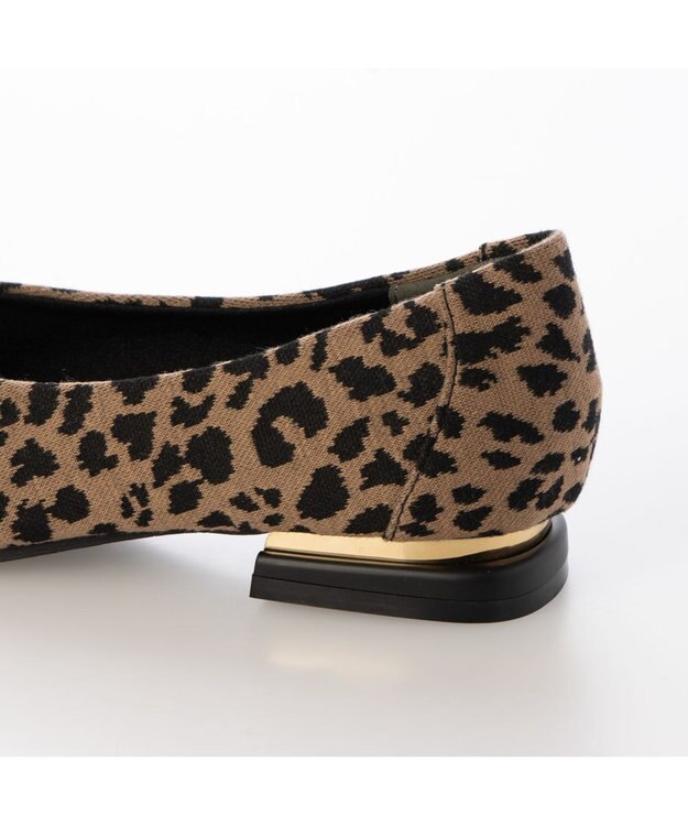 MODE ET JACOMO <noyau>ポインテッドトゥコンビデザインパンプス ベージュキジ