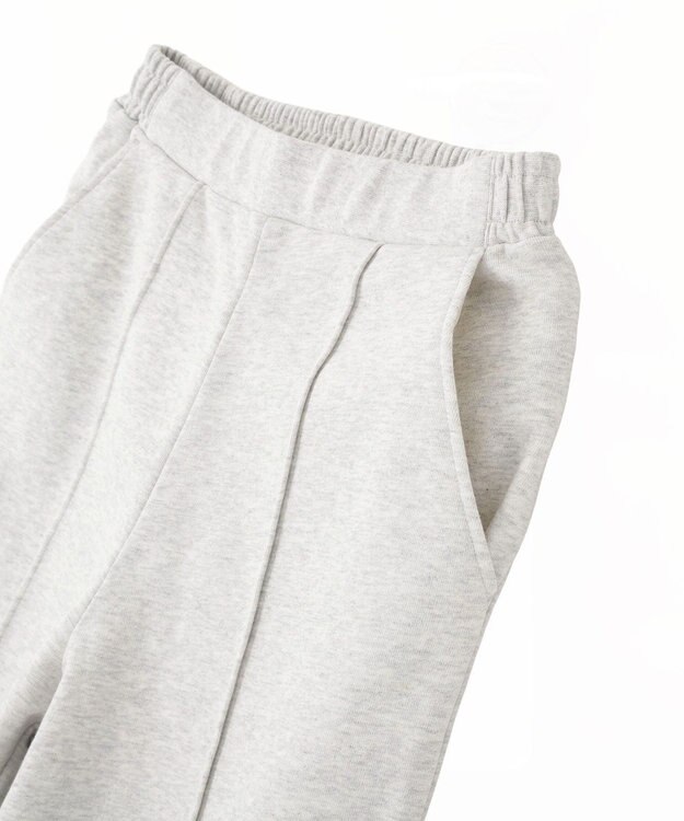 AMERICAN HOLIC センタータックワイドスウェットパンツ Light Gray Mixture