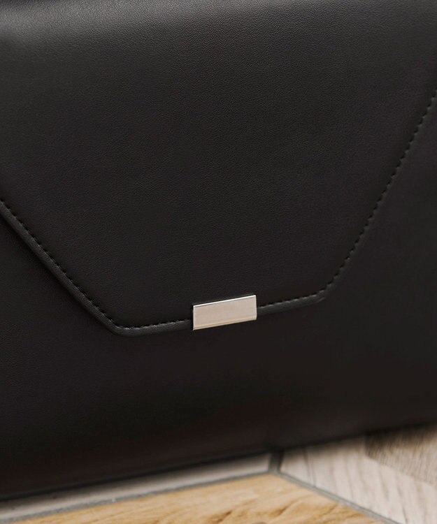 Tiaclasse 【安田美沙子さん着用・4way /2TYPEハンドル】パールチェーン付きハーフフォーマルミニバッグ ブラック