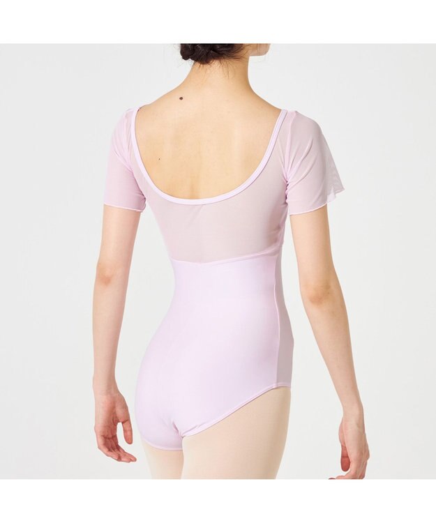 Chacott ハーフスリーブレオタード ベビーピンク