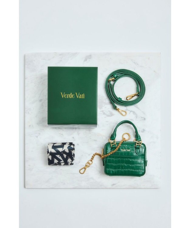 style code 【VerdeVari/ヴェルデヴァリ】TINY BUISINESS BAG グリーン