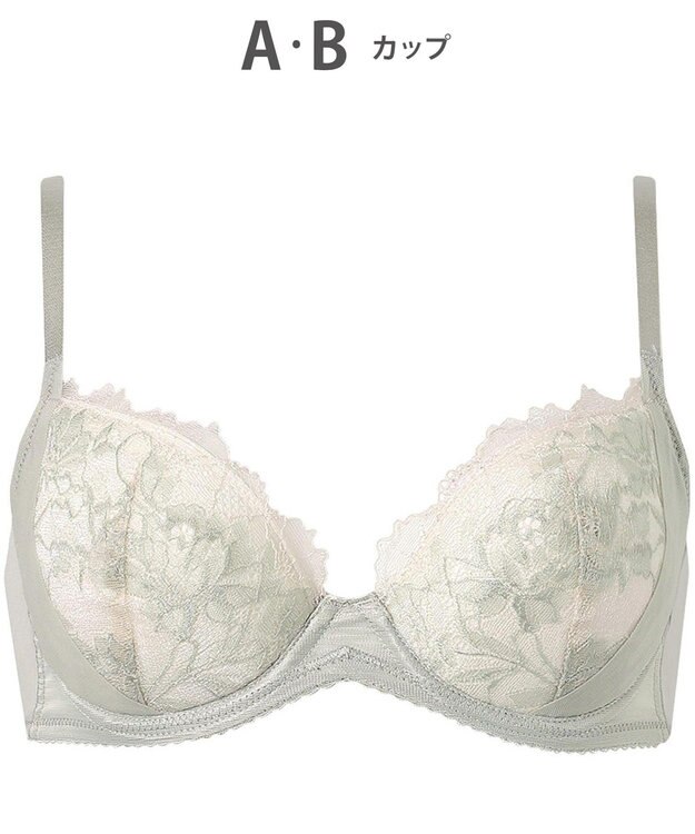 Wing ブラジャー 軽いつけごこち バストシルエットがきれい 脇から背中すっきり KB7002 ウイング／ワコール メロン