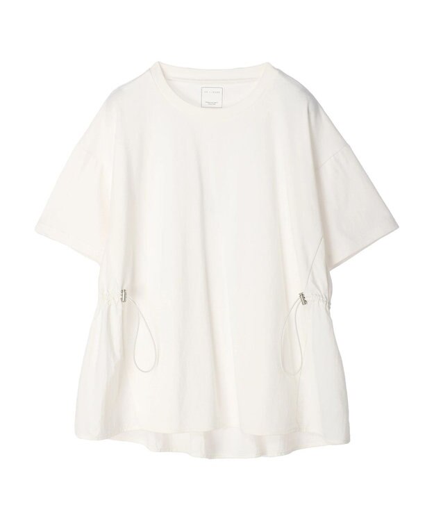 Green Parks 脇ドロストドッキングプルオーバー White