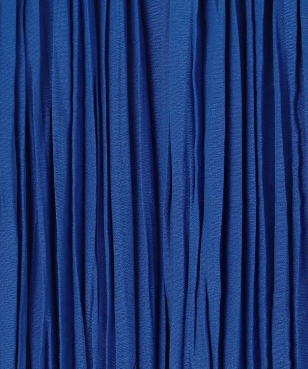 UNFILO ワッシャープリーツスカート ブルー