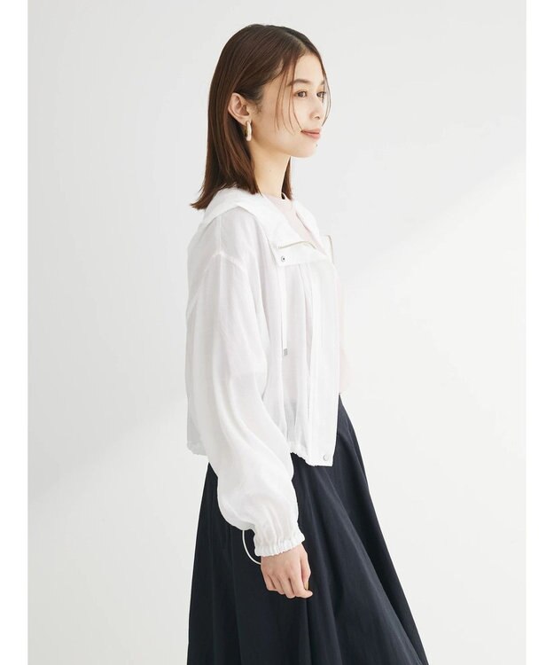 Green Parks ・ＥＬＥＮＣＡＲＥ　ＤＵＥ　シアーマウンテンパーカー Off White