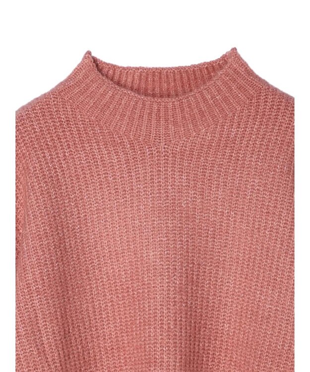 earth music&ecology ＦＬＵＦＦＹハイネックプルオーバー Pink