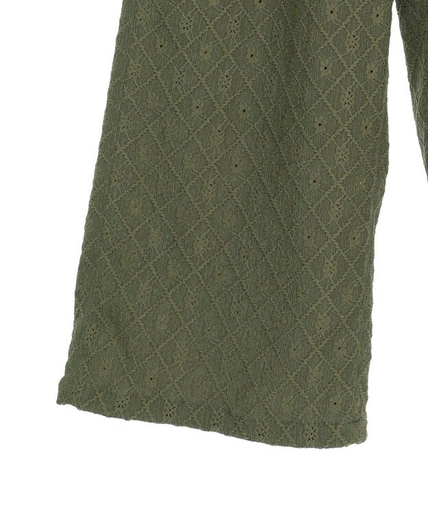 Green Parks ・ＳＵＧＡＲ　ＳＰＯＯＮ　カットレースカーゴパンツ Off White