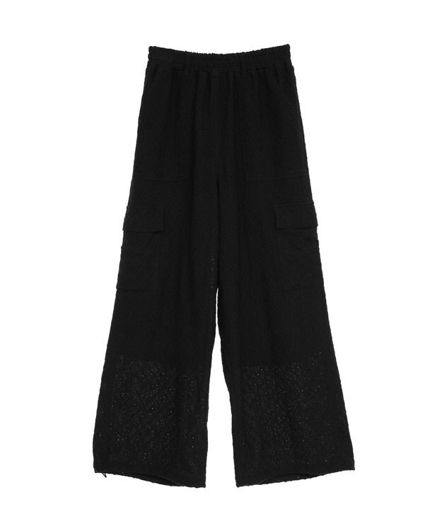 Green Parks ・ＳＵＧＡＲ　ＳＰＯＯＮ　カットレースカーゴパンツ Off White