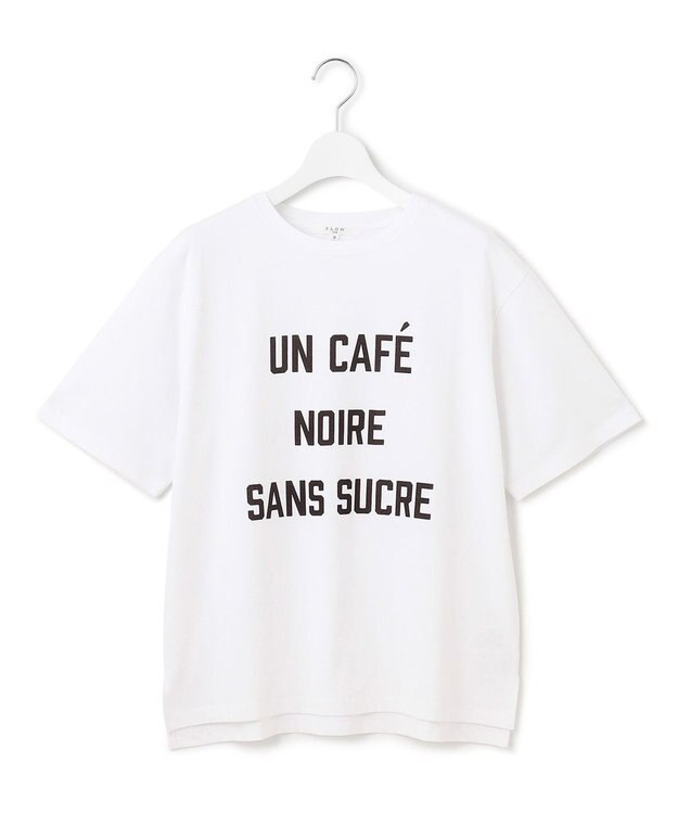 23区 【SLOW/洗える】ロゴ Tシャツ ホワイト系