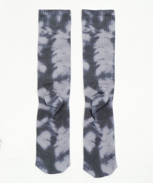 WEGO タイダイプリントソックス ブラック