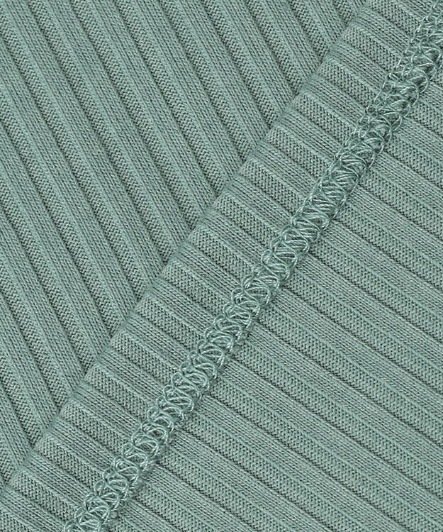 23区GOLF 飽きずに使えるベーシックアイテム【WOMEN】】 リブポロシャツ ライトグリーン系