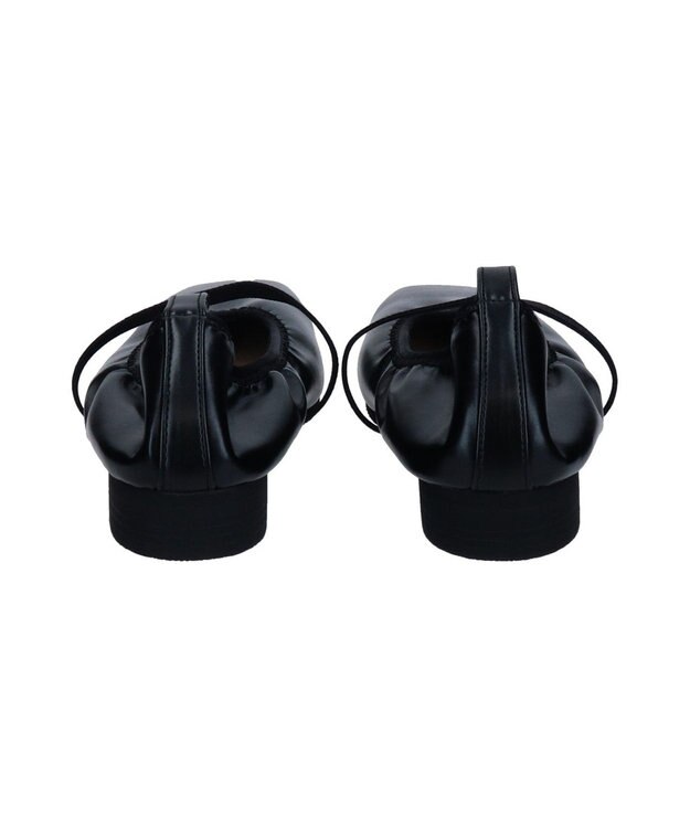 Bridget Birkin 【Bridget Birkin】エラスティックバンドスクエアバレエシューズ ブラック