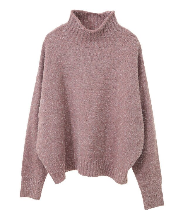 Green Parks ・Ｐｅｔｉｔ　Ｆｌｅｕｒ　ラメタートルニット Pink