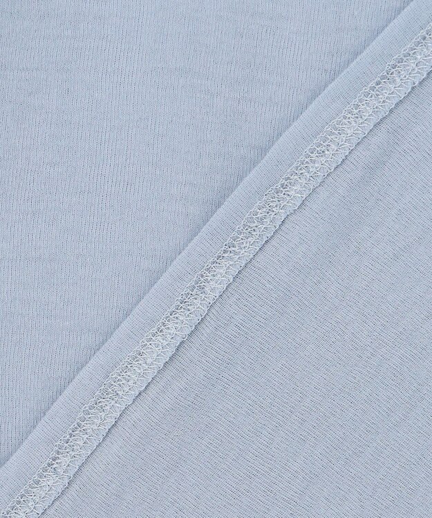 #Newans 【洗濯機可能】フレアカフスシアープルオーバー ブルー