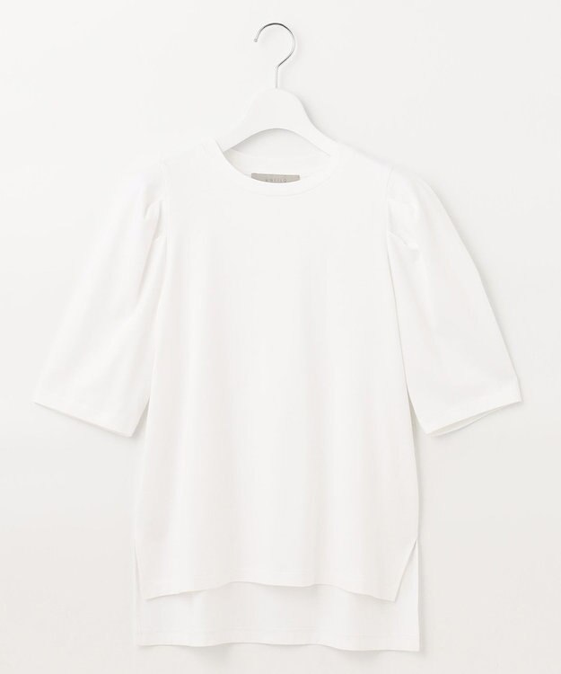 UNFILO マルチエフェクト ボリュームスリーブ Tシャツ ホワイト