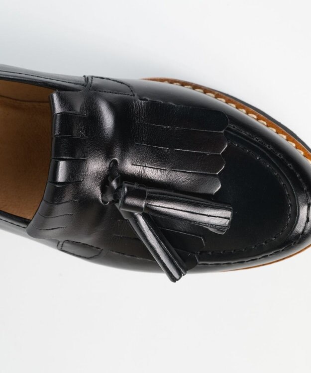 BONTRE 【BONTRE/ボントレ】厚底キルトタッセルローファー/16952-UA ブラック