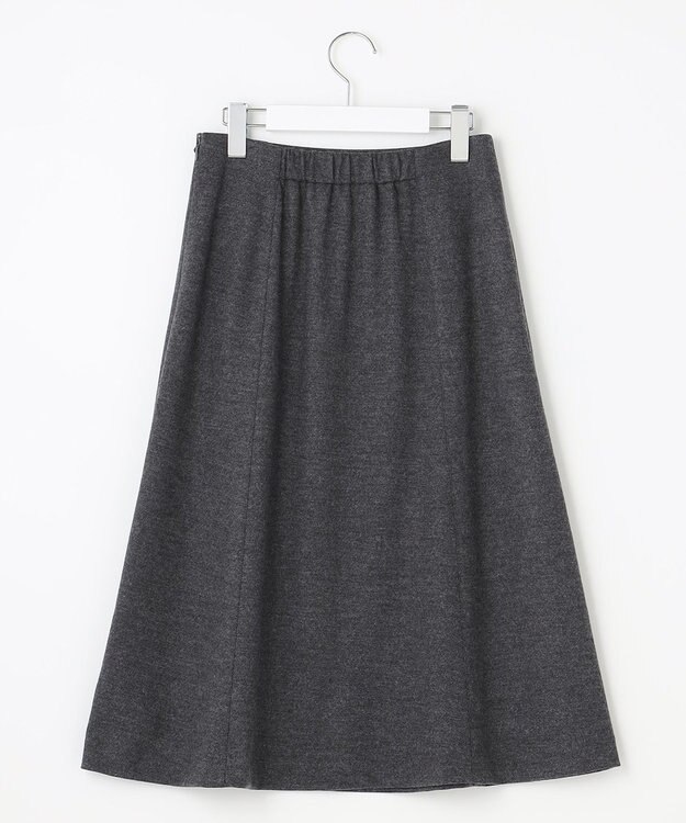 J.PRESS LADIES アクアレジェンドウールジャージー スカート ライトグレー系