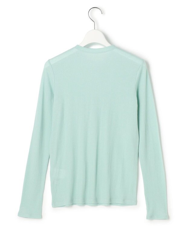 23区 【先行予約】シアーリブ レイヤード ロンTEE スモーキーグリーン系