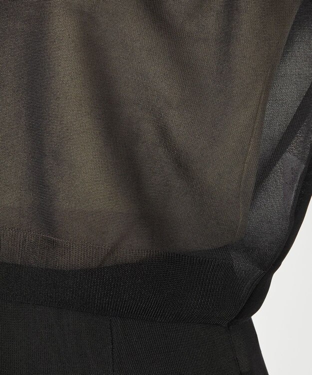 NAVE 【Nave・洗える】シアーニット トップス ブラック系