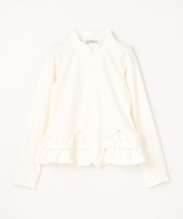 ANY KIDS 裾フリル ラッシュガード オフホワイト