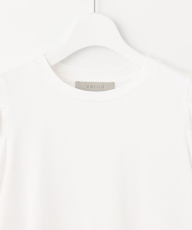 UNFILO マルチエフェクト ボリュームスリーブ Tシャツ ホワイト