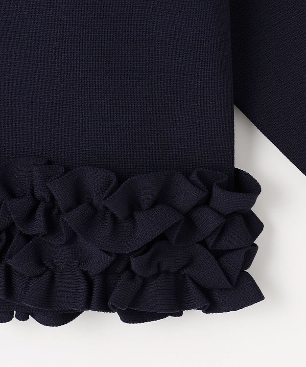 Feroux フリル ニット セットアップ ネイビー系