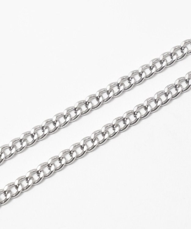 WEGO 【2点セット】アクセ付きアンサンブルグラフィックT（長袖） ホワイト