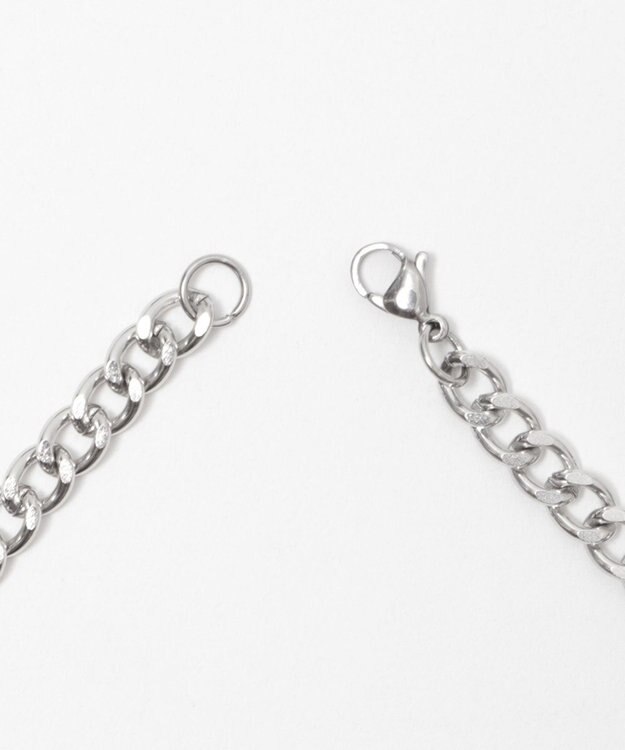 WEGO 【2点セット】アクセ付きアンサンブルグラフィックT（長袖） ホワイト