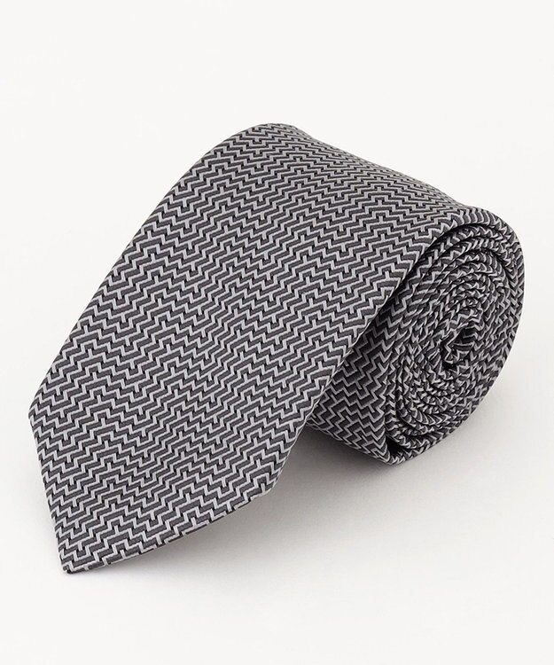 JOSEPH HOMME シャドーライトニング　ネクタイ シルバー系