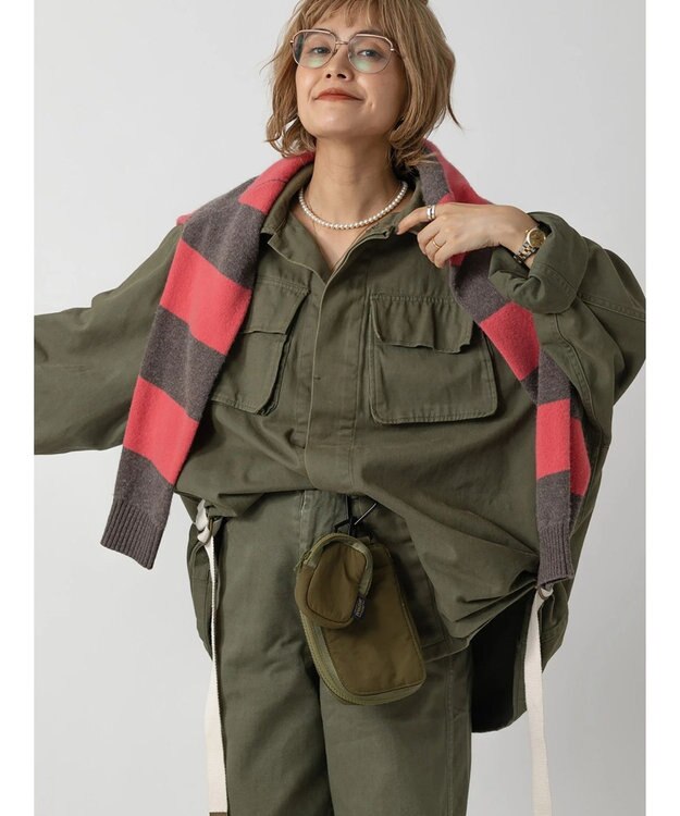 CRAFT STANDARD BOUTIQUE ＜PENDLETON × MARIE INABA＞ MULTI NECK POUCH Olive