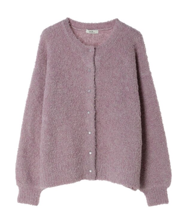 earth music&ecology ブークレカーディガン Lavender