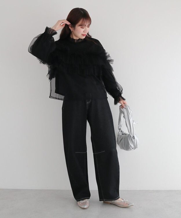 Green Parks ・ＥＬＥＮＣＡＲＥ　ＤＵＥ　チュールドッキングブラウ Black