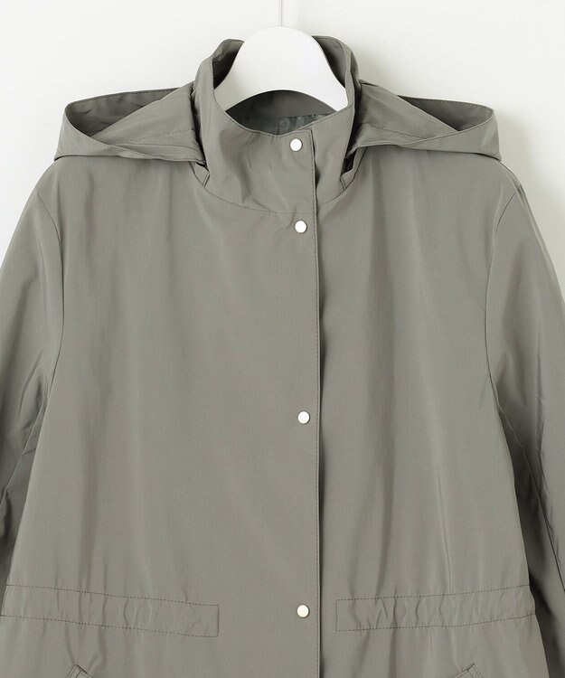 J.PRESS LADIES L 【洗える・撥水】Artirosa モッズ コート モカグレー系