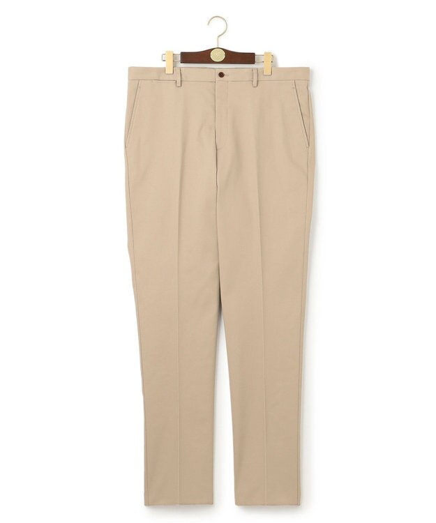 J.PRESS MEN 【KING SIZE】ピースダイ トリコチンストレッチパンツ ベージュ系