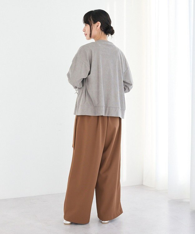 CRAFT STANDARD BOUTIQUE リングドットボタンカーディガン Gray