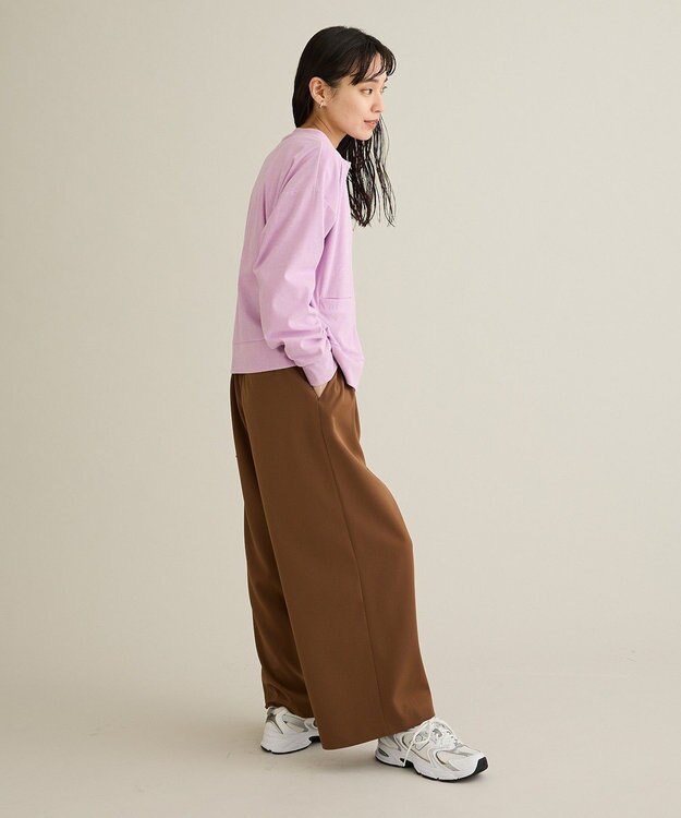 CRAFT STANDARD BOUTIQUE リングドットボタンカーディガン Pink