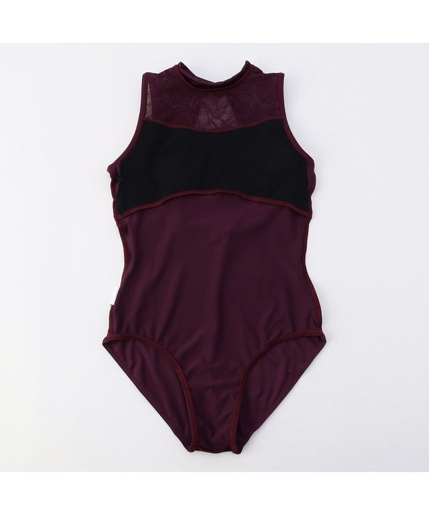 Chacott ハイネックレオタード プラム