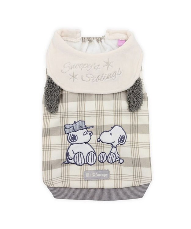 PET PARADISE スヌーピー  シブリングス トレーナー 《グレー》 中型犬 大型犬 グレー