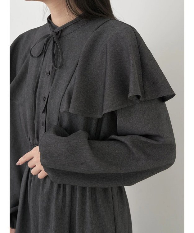 earth music&ecology デニムライクワンピース Black