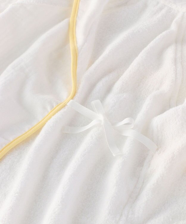 UCHINO マシュマロガーゼ&パイル　ベビーローブ　70cm ホワイト