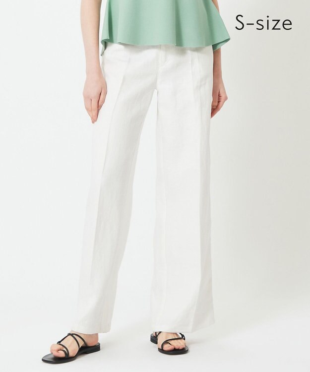 BEIGE， 【S-size】BURDOCK / ワイドパンツ White