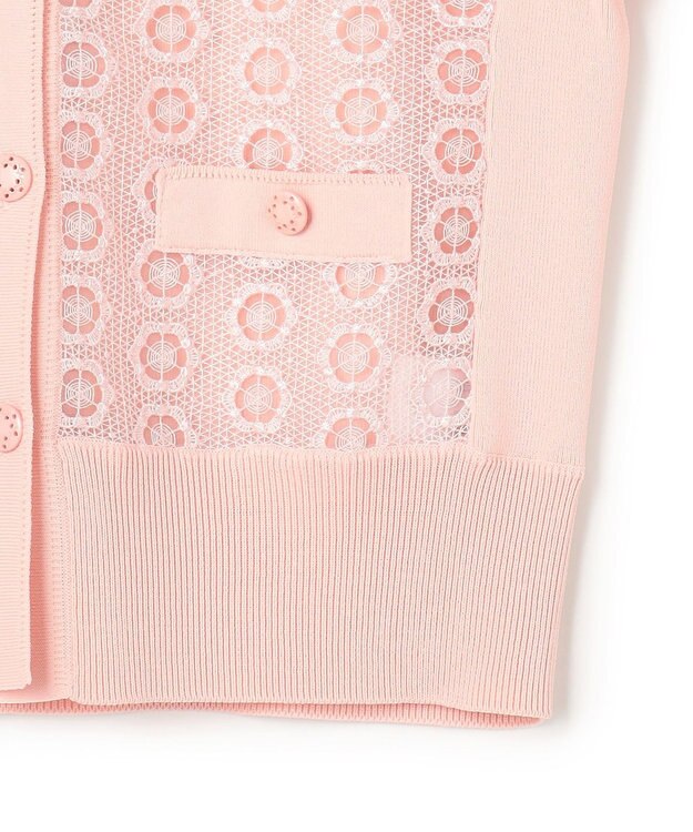 TOCCA CRYSTAL LABYRINTH カーディガン ピンク系