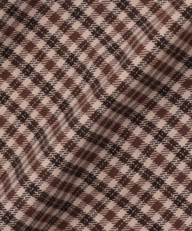 ANY KIDS チェックショートパンツ ブラウン