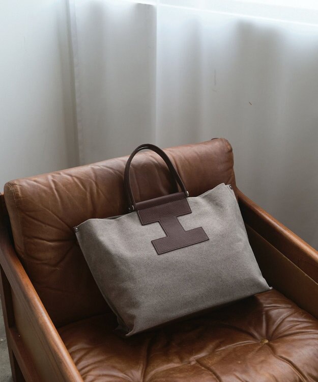 IACUCCI ソルベット L CANVAS/CERVO ブラウン