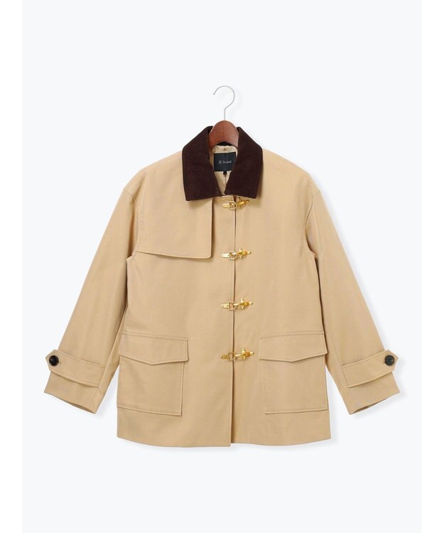 Te chichi メタルバックルカバーオール ベージュ