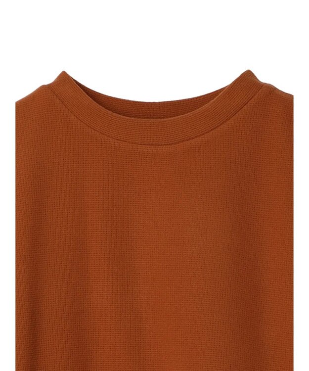 CRAFT STANDARD BOUTIQUE 起毛ワッフルレイヤード風プルオーバー Orange