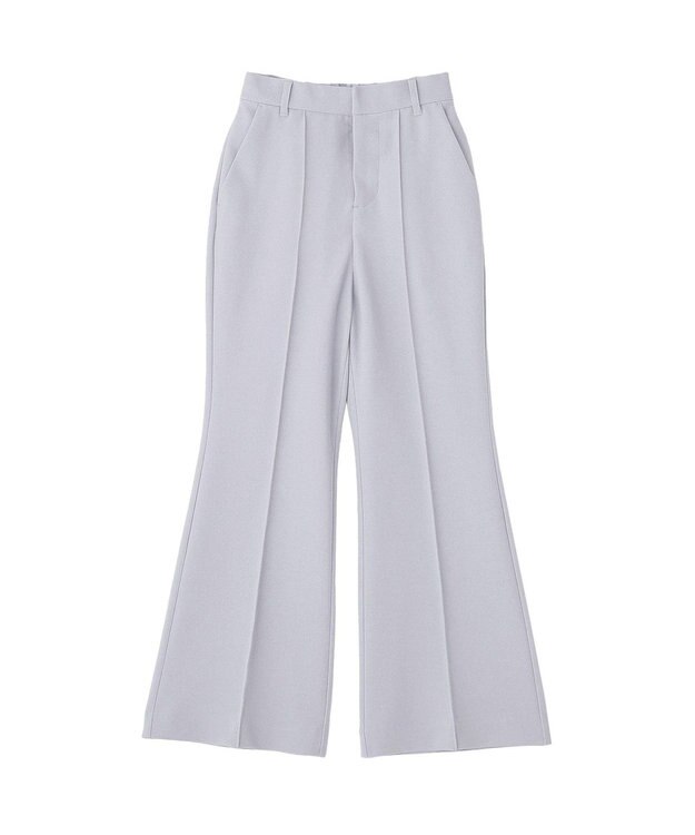 earth music&ecology センターシームフレアパンツ Gray